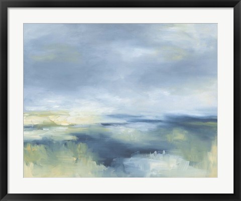 Framed Coastal Blues Print