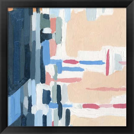 Framed Summer Abstraction I Print