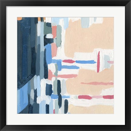 Framed Summer Abstraction I Print