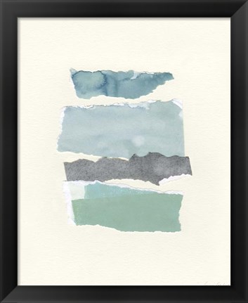 Framed Seaside Color Study II Print