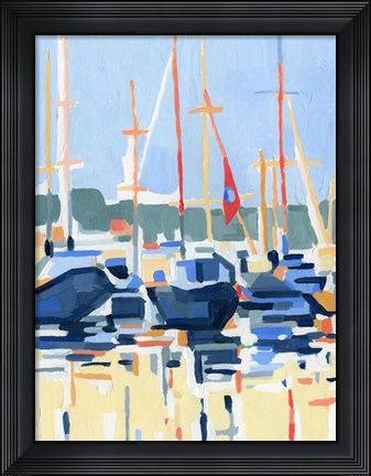 Framed Marina Interpretation I Print