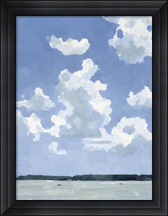 Framed July Lakeside I Print