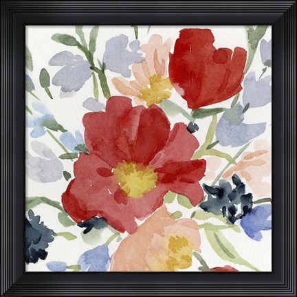 Framed Indian Summer Bouquet I Print