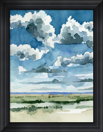 Framed Western Skies II Print