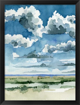 Framed Western Skies II Print