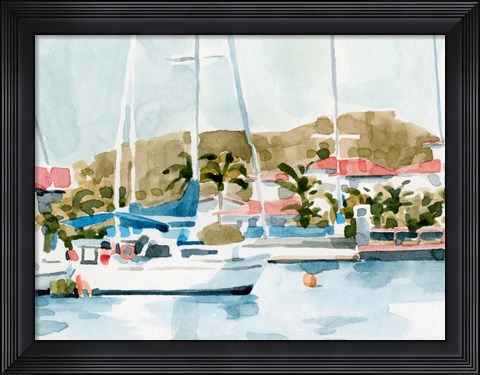 Framed Vintage Vacation II Print