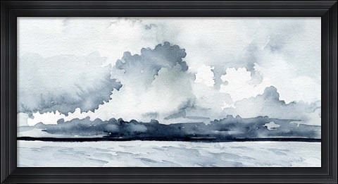 Framed Passing Rain Storm I Print