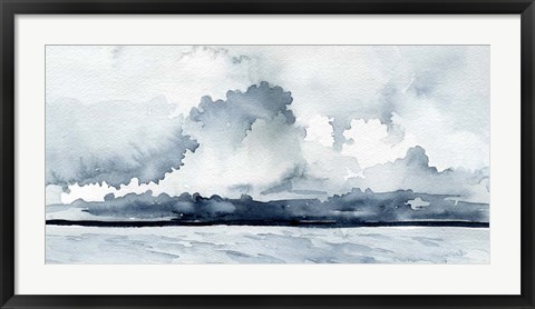 Framed Passing Rain Storm I Print