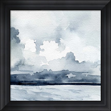 Framed Passing Rain Storm III Print