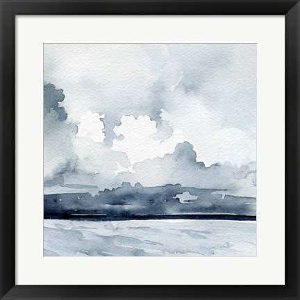 Framed Passing Rain Storm III Print