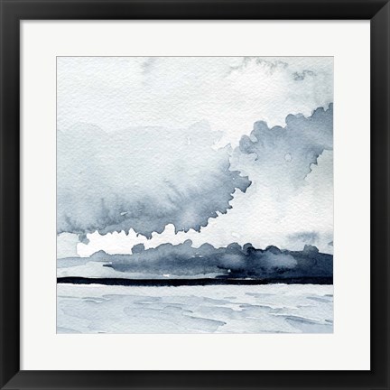 Framed Passing Rain Storm IV Print