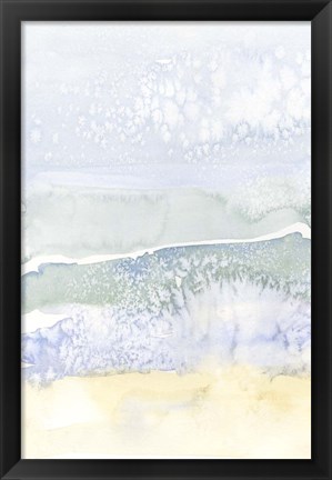 Framed Salty Seaside I Print