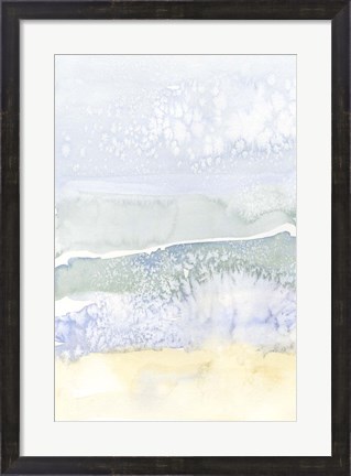 Framed Salty Seaside I Print