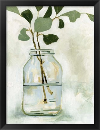 Framed Eucalyptus Branch Still Life II Print