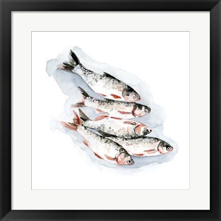 Framed Seafood Snack I Print