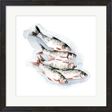 Framed Seafood Snack I Print