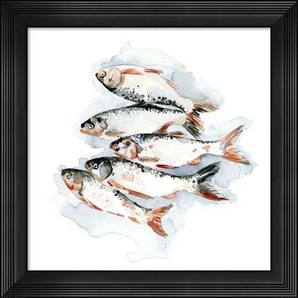 Framed Seafood Snack II Print