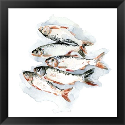 Framed Seafood Snack II Print