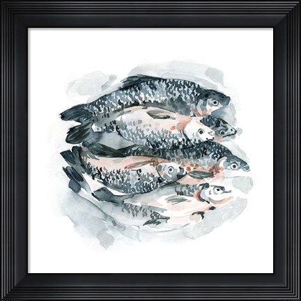 Framed Fish for Dinner I Print