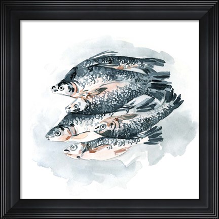 Framed Fish for Dinner II Print