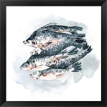 Framed Fish for Dinner II Print