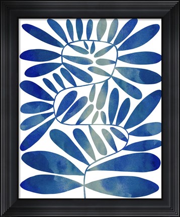 Framed Summer Sprig I Print