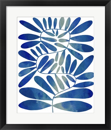 Framed Summer Sprig I Print