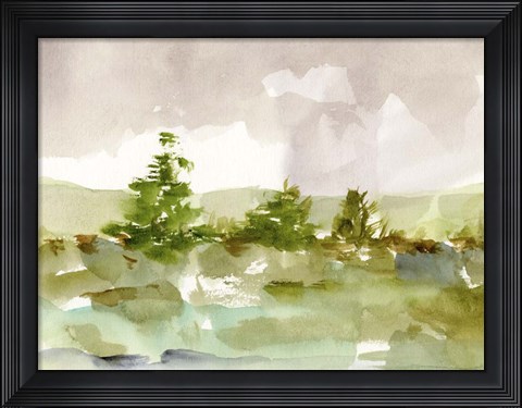 Framed Morning Retreat I Print