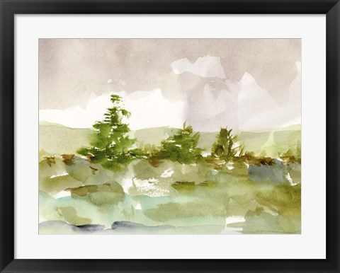 Framed Morning Retreat I Print