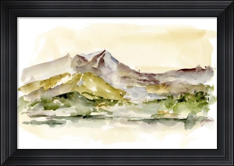 Framed Plum Ridge I Print