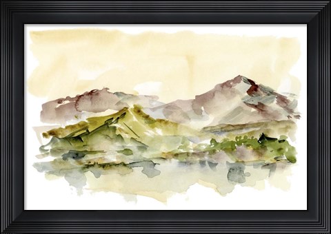 Framed Plum Ridge II Print