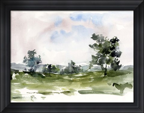 Framed Mauve Sunset II Print