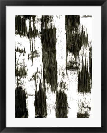 Framed Dynamic Bamboo I Print
