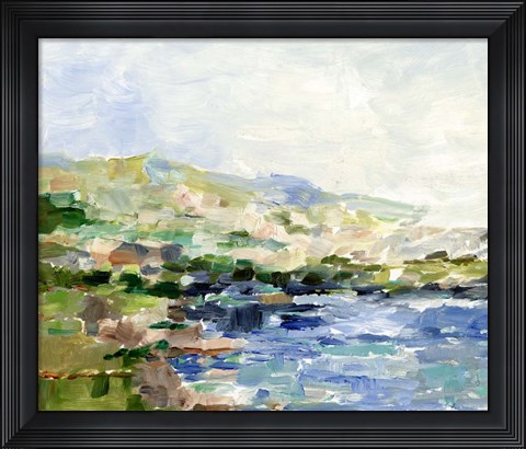 Framed Summer Cove I Print