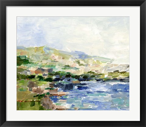 Framed Summer Cove I Print