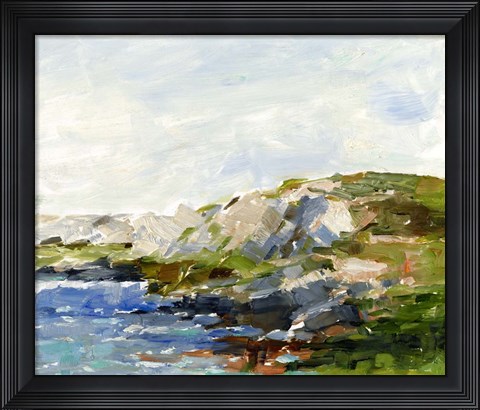 Framed Summer Cove II Print