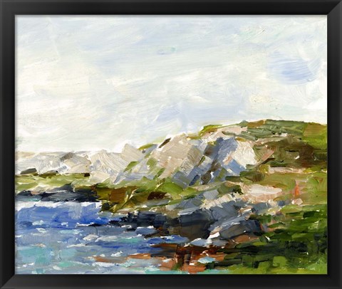 Framed Summer Cove II Print