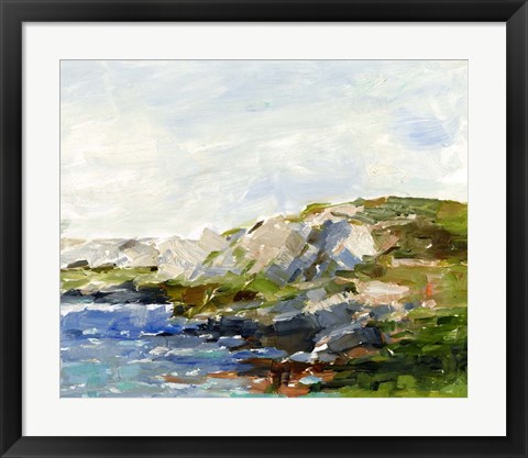 Framed Summer Cove II Print