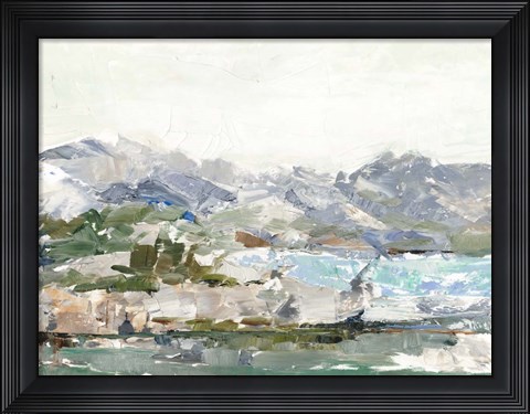 Framed Winter Cove I Print