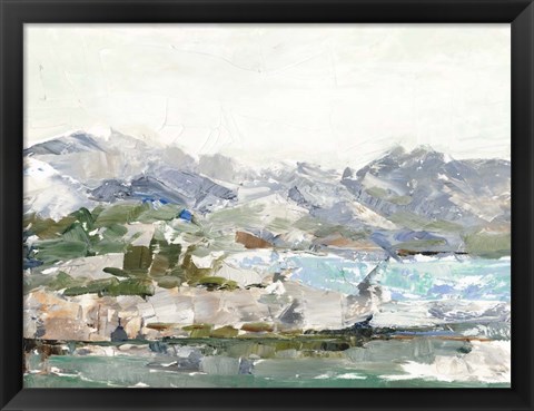Framed Winter Cove I Print