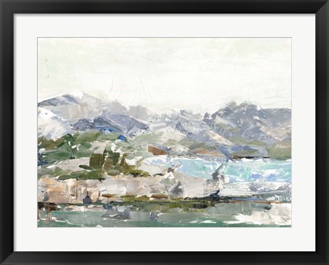 Framed Winter Cove I Print