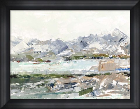 Framed Winter Cove II Print