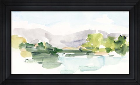 Framed Tangerine Sunset II Print