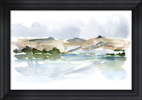 Framed Mountain Quarry I Print