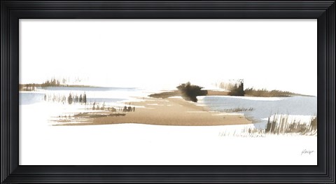 Framed Natural Shoreline I Print