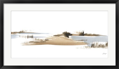 Framed Natural Shoreline I Print