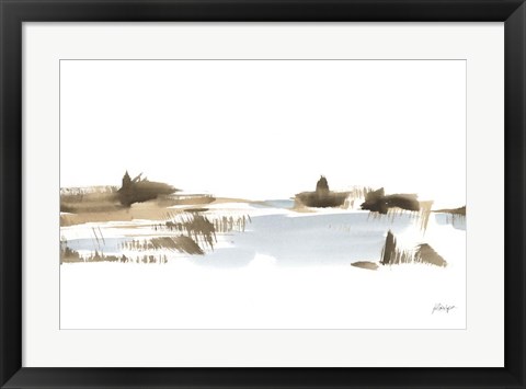 Framed Natural Shoreline II Print