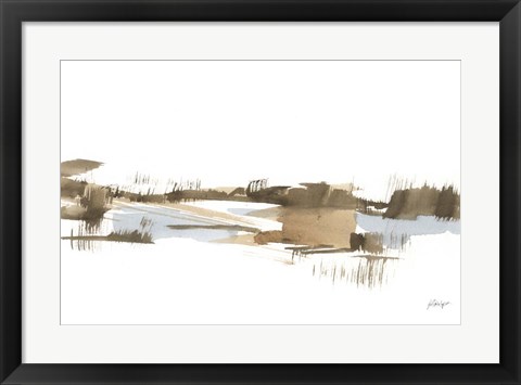 Framed Natural Shoreline III Print