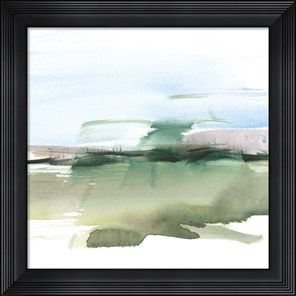 Framed Abstract Wetland II Print