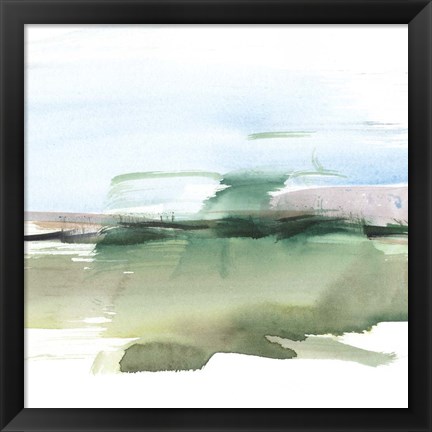 Framed Abstract Wetland II Print